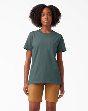 Women's Heavyweight Short Sleeve Pocket T-Shirt