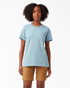 Women's Heavyweight Short Sleeve Pocket T-Shirt