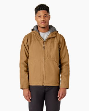 Duck Canvas High Pile Fleece Lined Jacket