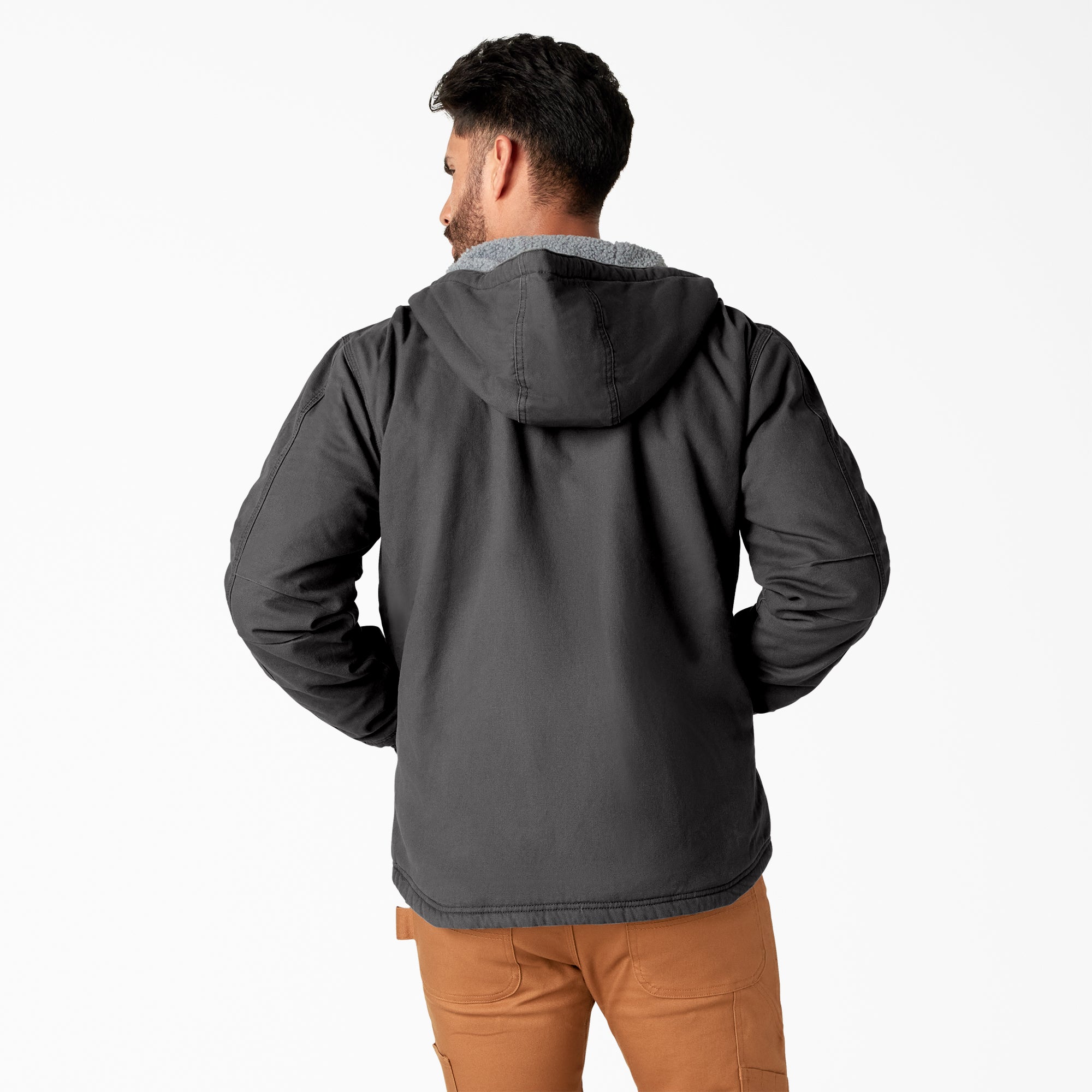 Duck Canvas High Pile Fleece Lined Jacket - Image 2