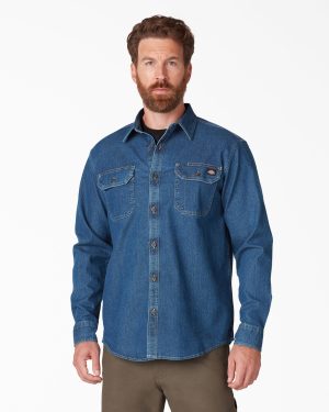 FLEX Denim Long Sleeve Shirt
