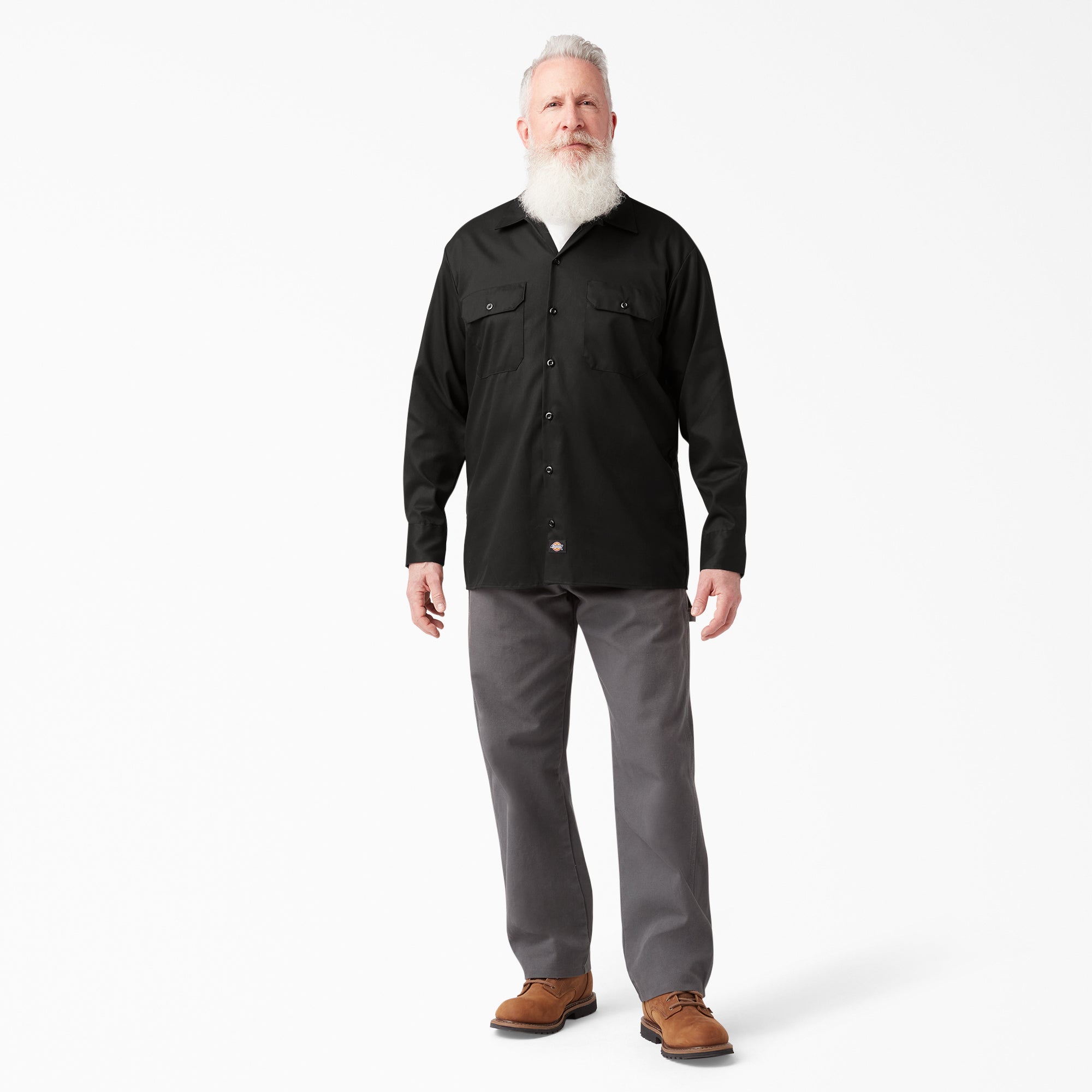 FLEX Relaxed Fit Long Sleeve Work Shirt - Image 4