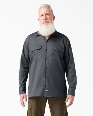 FLEX Relaxed Fit Long Sleeve Work Shirt