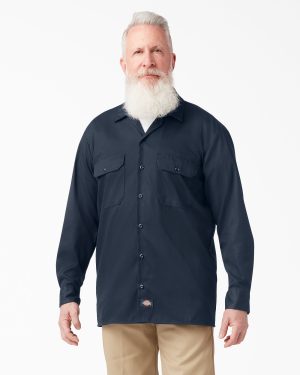 FLEX Relaxed Fit Long Sleeve Work Shirt