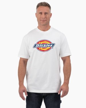 Short Sleeve Tri-Color Logo Graphic T-Shirt