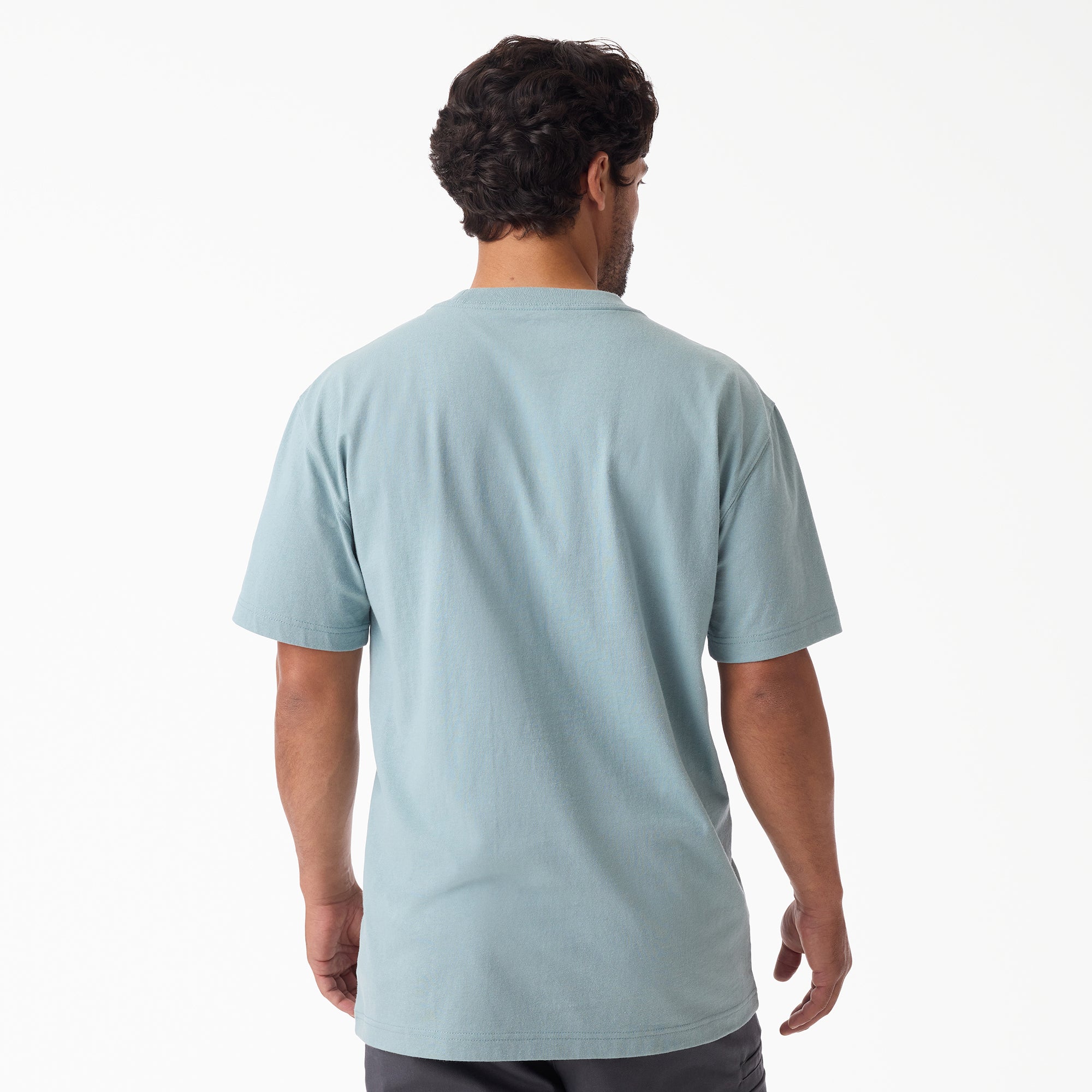 Heavyweight Short Sleeve Pocket T-Shirt - Image 2