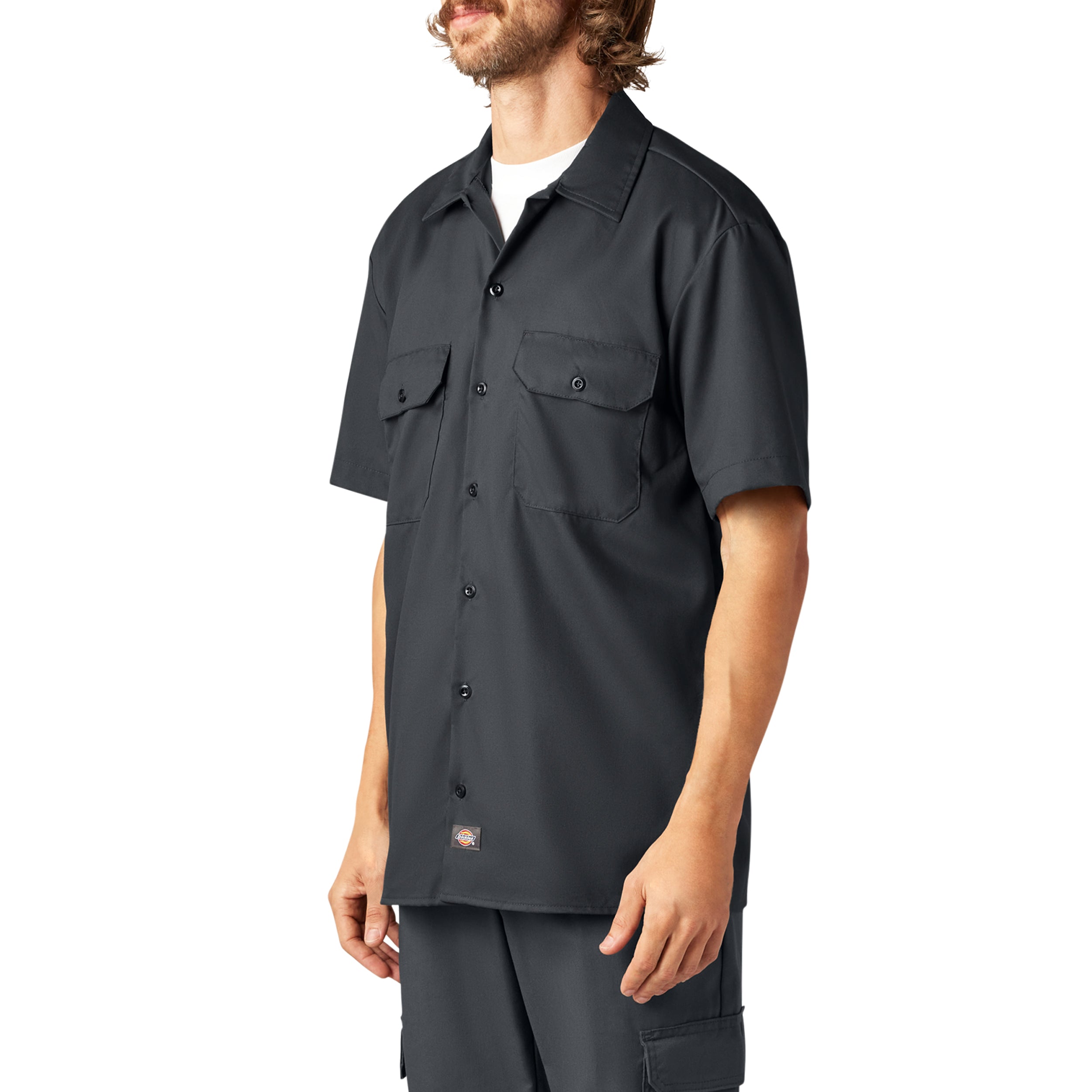FLEX Relaxed Fit Short Sleeve Work Shirt - Image 3
