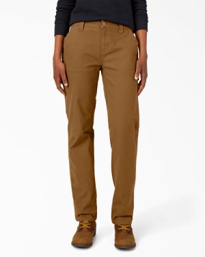 Women's FLEX Relaxed Straight Fit Duck Carpenter Pants