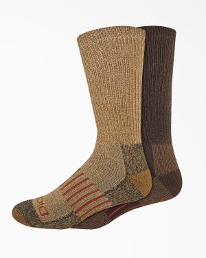 Steel Toe Moisture Control Crew Socks. Size 6-12. 2-Pack