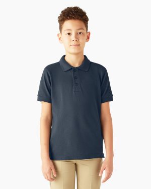 Kids' Piqué Short Sleeve Polo
