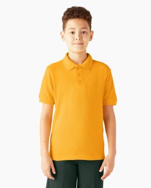 Kids' Piqué Short Sleeve Polo