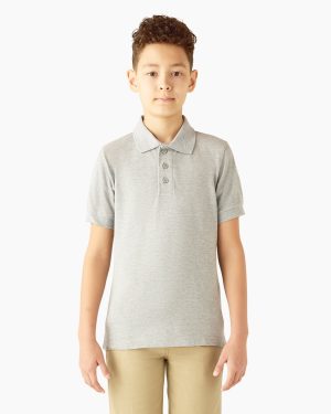 Kids' Piqué Short Sleeve Polo