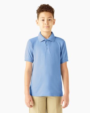 Kids' Piqué Short Sleeve Polo