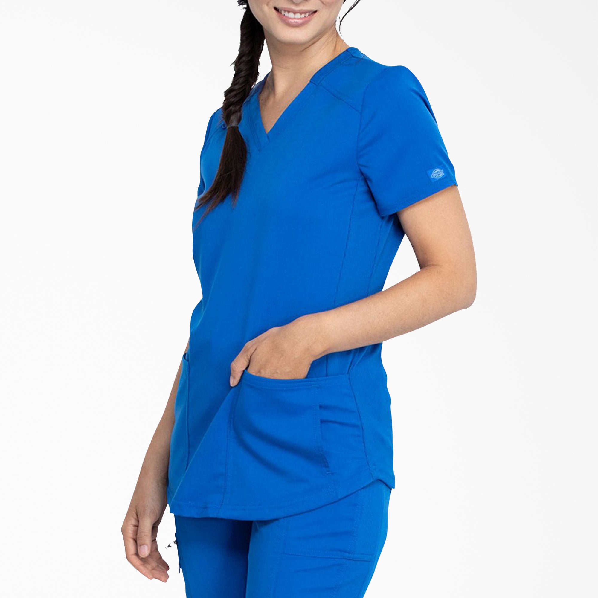 Women's Balance V-Neck Scrub Top - Image 3