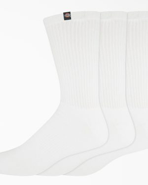 Dickies Label Crew Socks. Size 6-12. 3-Pack