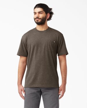 Heavyweight Heathered Short Sleeve Pocket T-Shirt