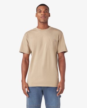 Heavyweight Heathered Short Sleeve Pocket T-Shirt