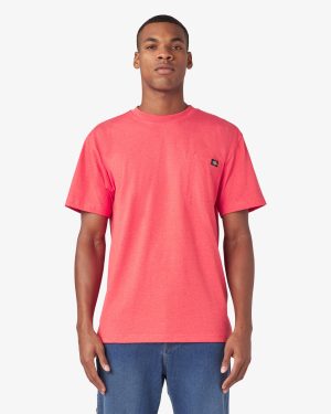 Heavyweight Heathered Short Sleeve Pocket T-Shirt