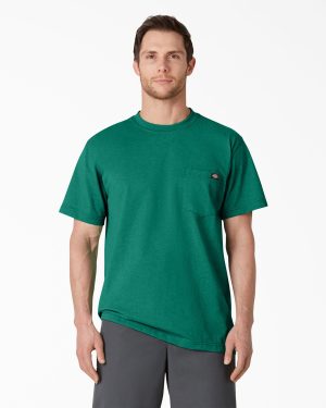 Heavyweight Heathered Short Sleeve Pocket T-Shirt